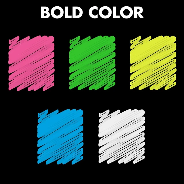 Alt view image 2 of 7 - Dry Erase Markers, Glass Whiteboard Markers, Bullet Tip, Assorted Neon Colors, 6 Pack (79559Q)