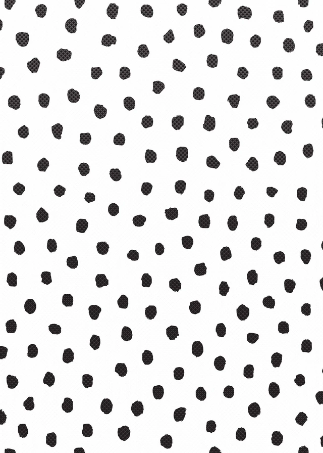 Alt view image 2 of 6 - Black Painted Dots on White Better Than Paper® Bulletin Board Roll (TCR77460)