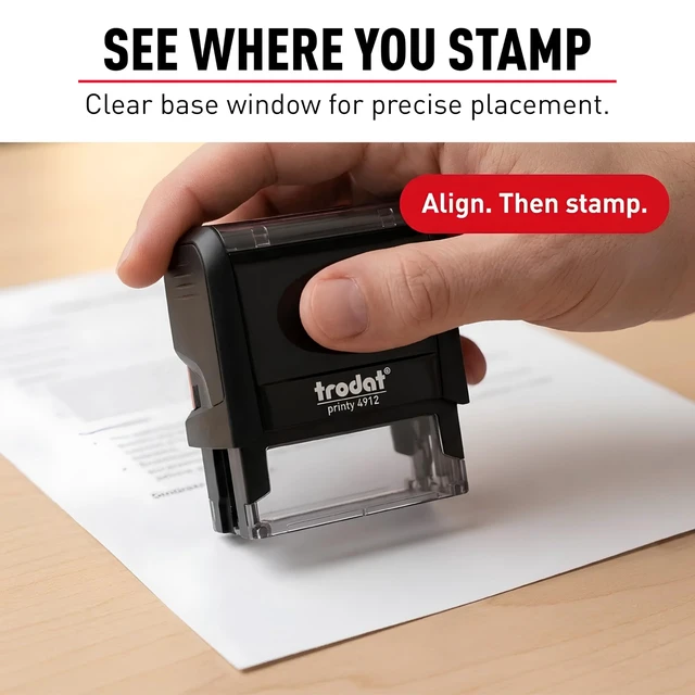 Alt view image 5 of 7 - Printy 4912 Self Inking DIY Stamp Kit , Black, 3/4 x 1-7/8 Do It Yourself Stamp in Black; Up to 4 lines for custom message; Tweezers & 2 letter sets included; Black Ink; 3/4 x 1-7/8