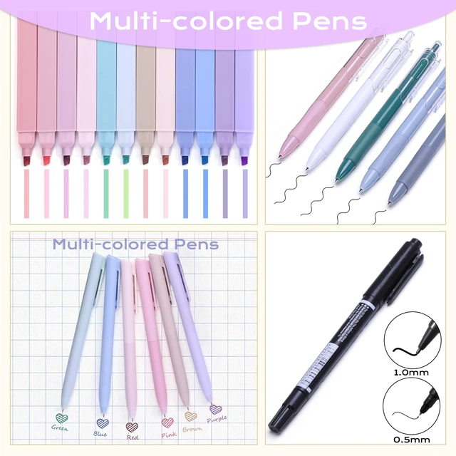 Alt view image 4 of 7 - 40 Bible Study Kit, Journaling Supplies for Women with Case, Purple Bible Study Supplies with Bible Tabs Pencil Case and More, Helps Highlight Verses, Notes and Prayers with Writing Pens