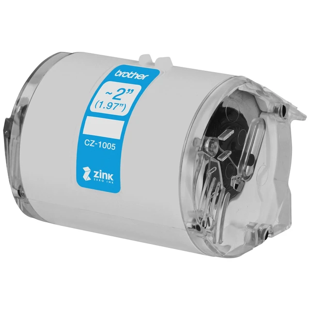 Alt view image 4 of 7 - Genuine CZ-1005 Continuous Length ~ 2 (1.97) 50 mm Wide x 16.4 ft. (5 m) Long Label roll Featuring Zink Zero Ink Technology