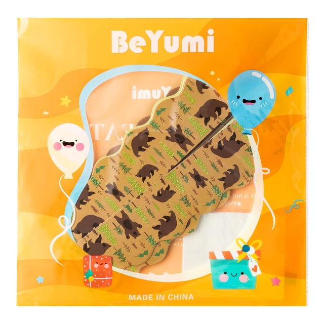 Alt view image 6 of 6 - 80Pcs Woodland Animals Bulletin Board Borders Back to School Brown and Green Bear Wood Grain Plaid Scalloped Border Trim Elementary Kindergarten Preschool Classroom Chalkboard Party Decoration