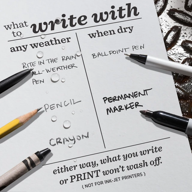 Alt view image 3 of 7 - Weatherproof Copier Paper, 8.5" x 11", 20# Gray, 200 Sheet Pack (No. 8511GY)