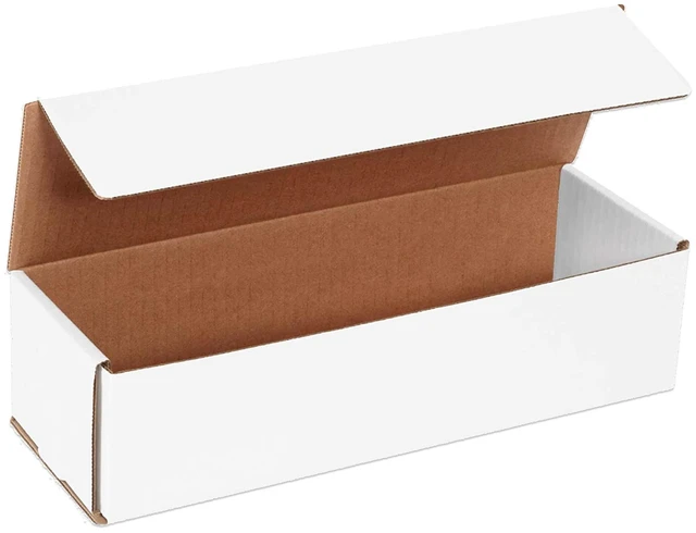 Main image of Shipping Boxes Small 12"L x 4"W x 3"H, 50-Pack Corrugated Cardboard Mailer for Packing, Moving and Storage 1243