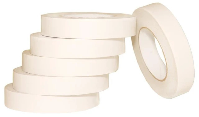 Main image of 1" Heavy Duty Banner Hem Double Sided Permanent Tape (1-Inch x 164-Feet/55 Yard, Pack of 6)