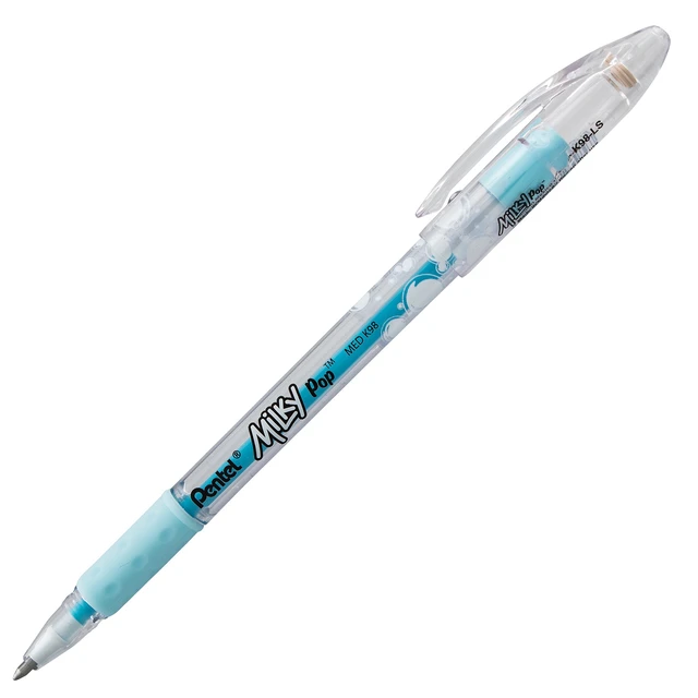Alt view image 2 of 7 - Arts Milky Pop Pastel Gel Pen, 0.8mm Medium Line, Assorted Colors, Pack of 8 (K98PABP8M)