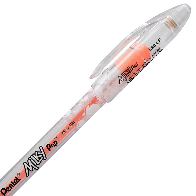 Alt view image 3 of 7 - Arts Milky Pop Pastel Gel Pen, 0.8mm Medium Line, Assorted Colors, Pack of 8 (K98PABP8M)