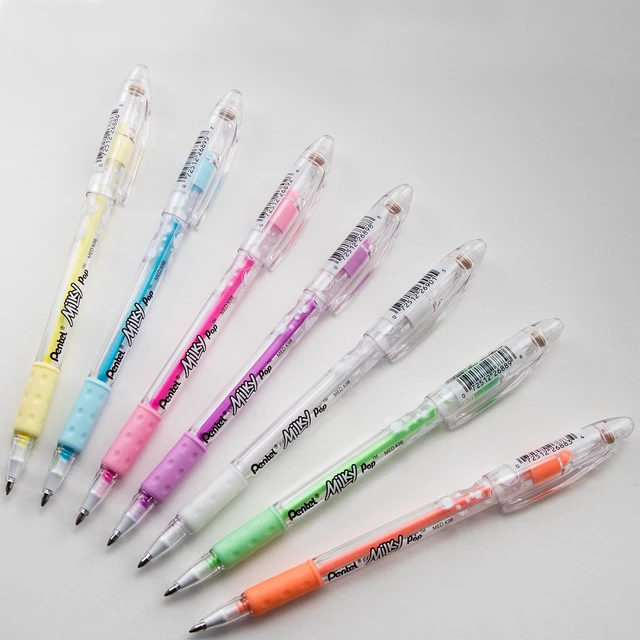 Alt view image 5 of 7 - Arts Milky Pop Pastel Gel Pen, 0.8mm Medium Line, Assorted Colors, Pack of 8 (K98PABP8M)
