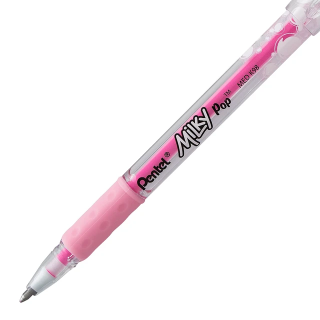 Alt view image 4 of 7 - Arts Milky Pop Pastel Gel Pen, 0.8mm Medium Line, Assorted Colors, Pack of 8 (K98PABP8M)