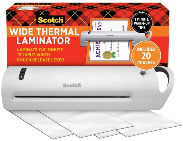 Main image of Thermal Laminator with 20 Letter Size Pouches, Ideal for Teachers, Small Offices, or Home (TL1302XVP)