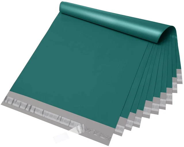 Main image of Poly Mailers 12x15.5" 50 Pcs,Sturdy Shipping Bags for Clothing,Green Self Adhesive Mailing Shipping Envelopes,Waterproof Mailers Poly Bags,Colorful Packaging Bags for Business,Boutique&Online