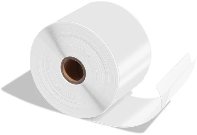 Main image of 3" X 5" Clear Label Covers, 500 Count, NOT Printer Compatible Transparent Protective Stickers on 1 Roll - Protects UPC Barcodes, Addresses, Shipping Information
