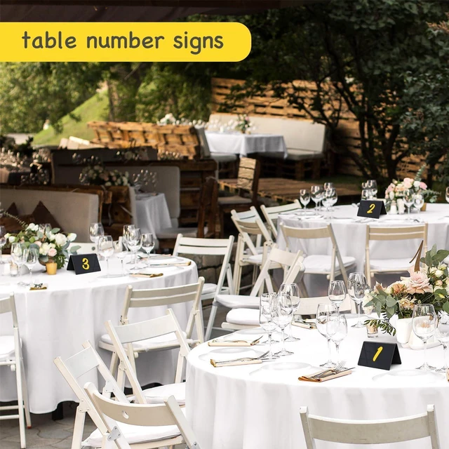 Alt view image 4 of 7 - Acrylic Mini Chalkboard Signs, 12 Pcs 4"x3" Small Food Labels for Party Buffet, Glossy Black Table Place Cards for Wedding, w/ 2 Wet Erase Markers