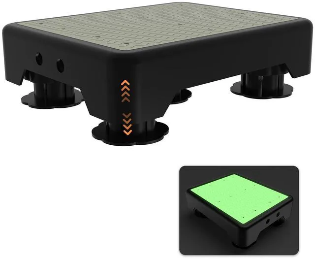 Main image of Adjustable Step Stool for Adults, Noctilucent Bed Step Stools, 700 LBS Capacity Non-Slip Safety Step Platform Indoor and Outdoor for Seniors and Kids, Wide Step Stools Elderly Assistance at Night