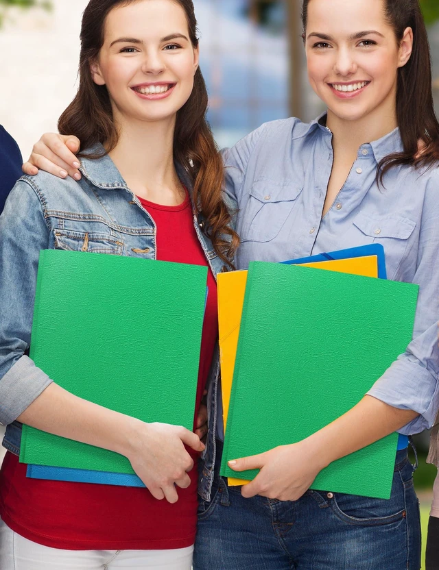 Alt view image 7 of 7 - 2 Pocket Folders with Prongs (25 Pack, Green), Paper Folders with 2 Pockets and 3 Prongs Fit Letter Size Paper, Folders with Prongs for School Office Home Business