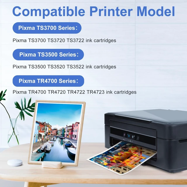Alt view image 2 of 7 - PG-275XL CL-276XL High Yield Replaced for Canon 275 and 276 Ink Cartridges 275XL 276XL Black Color Combo Pack Compatible with PIXMA TS3722 TS3700 TS3720 TR4720 TR4700 TR4722 TS3522 TS3500 Printer