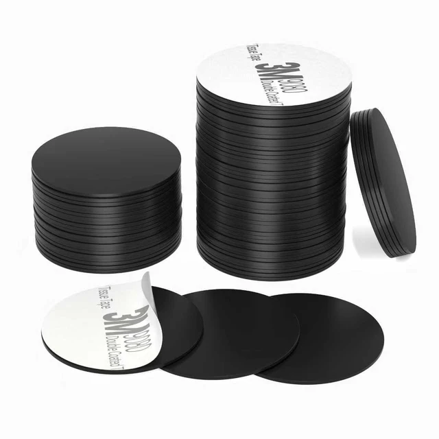 Main image of 50pcs NFC Tags ntag215 NFC Stickers programmable NFC Tags Sticker Round Rewritable NFC Cards 504 Bytes Memory, Compatible with TagMo and NFC Enabled Devices