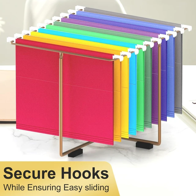 Alt view image 4 of 7 - Hanging File Folders, 30 Pack Letter Size Hanging File folders with Tabs, Stay Organized for Your Home and Office Bulk File, Documents and Paper, 10 Colors