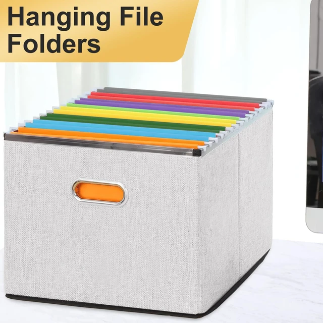 Alt view image 6 of 7 - Hanging File Folders, 30 Pack Letter Size Hanging File folders with Tabs, Stay Organized for Your Home and Office Bulk File, Documents and Paper, 10 Colors