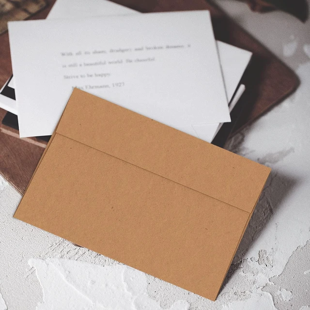 Alt view image 4 of 7 - A7 Brown Kraft Envelopes Self Seal 200 Pack 120 GSM, 5.25 x 7.25