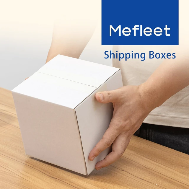 Alt view image 5 of 6 - 6x6x6" Shipping Boxes 50 Pack Small Corrugated Cardboard Box White 3 Layers, Bulk quantity, Packaging for Small Business, Mailer Mailing Packing Supplies, Smooth