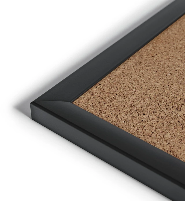 Alt view image 6 of 7 - Cork Bulletin Board, 24'' x 36'', Black Wood Frame