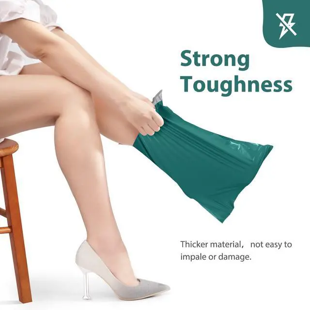 Alt view image 5 of 7 - Poly Mailers 14.5x19" 100 Pcs,Large Shipping Bags for Clothing,Green Heavy Duty Self Seal Mailing Envelope,Durable Waterproof Packaging Mailer Poly Bag For Large Clothes Business,Boutique&Online