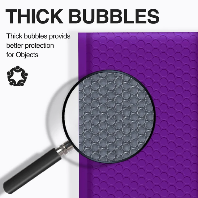 Alt view image 4 of 7 - Bubble Mailers 4x8" Purple 50 Pack Usable Size 4x7" Padded Envelopes Opaque Self Seal Adhesive Waterproof Boutique Padded Envelopes for Jewelry Makeup Small Bubble Mailers for Trading Cards #000