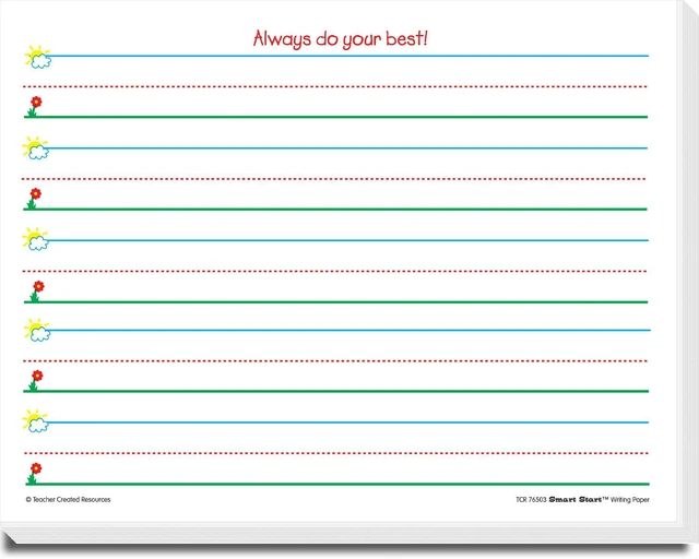 Main image of Smart Start K-1 Writing Paper: 360 Sheets (TCR76503)