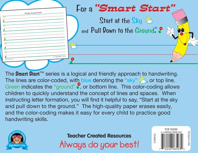 Alt view image 2 of 7 - Smart Start K-1 Writing Paper: 360 Sheets (TCR76503)