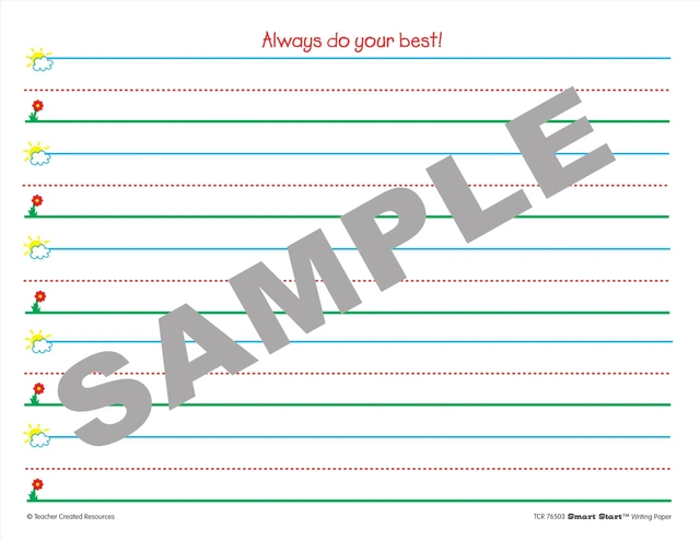 Alt view image 3 of 7 - Smart Start K-1 Writing Paper: 360 Sheets (TCR76503)
