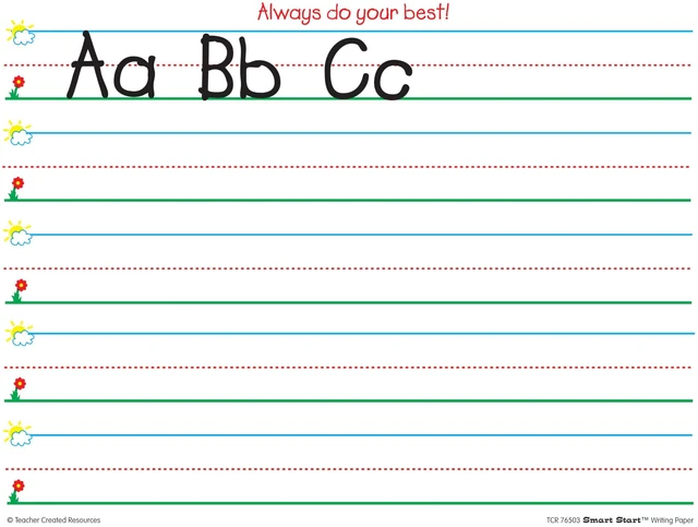 Alt view image 6 of 7 - Smart Start K-1 Writing Paper: 360 Sheets (TCR76503)