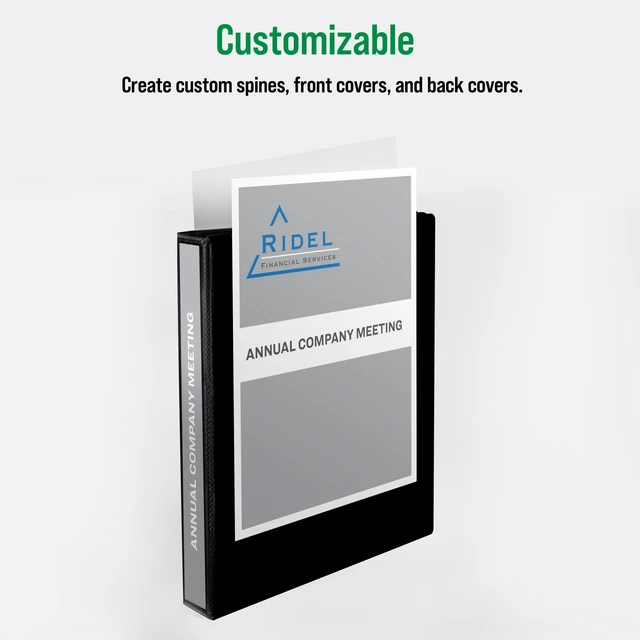 Alt view image 2 of 7 - 1" Standard View Binders, 4 Black Binders A practical choice for school, home and everyday organization with dependable performance at a great value