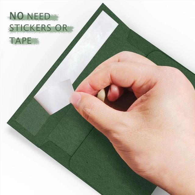 Alt view image 4 of 7 - 100 Pack Dark Green Envelopes 5x7, 5.25 x 7.25 in, 120GSM A7 Self Seal Printable Envelopes for Invitation, Photos, Bridal Shower, Wedding
