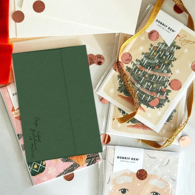 Alt view image 6 of 7 - 100 Pack Dark Green Envelopes 5x7, 5.25 x 7.25 in, 120GSM A7 Self Seal Printable Envelopes for Invitation, Photos, Bridal Shower, Wedding