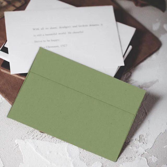 Alt view image 3 of 7 - A7 Sage Green Envelopes 100 Pack, 5.25 x 7.25 in, 120GSM 5x7 Self Seal Printable Envelopes for Invitation, 5x7 Gift Cards, Birthday, Baby Shower