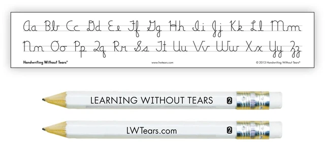 Alt view image 5 of 6 - Handwriting Without Tears 4th Grade Cursive Set, Workbook, Guide, Journal Includes workbook, journal, teacher's guide, desk strip for ages 9+,build cursive fluency and speed, tutor, OT