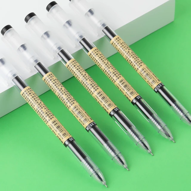 Alt view image 5 of 7 - Japanese Style Black Gel Ink Pens, 0.35mm Extra Fine Point, No Smudge Quick Drying, Japanese Ink Pen for Journal Planners, Thin Notebook Paper, Office School Supplies, 24 Pack, Writing Drawing