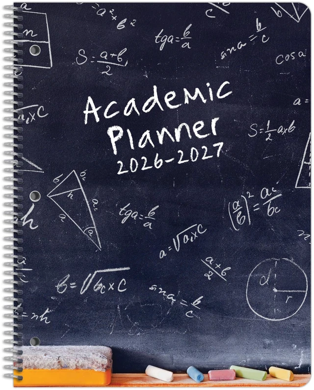 Main image of Student Planner 2026-2027 Middle & High Matrix, 8.5" x 11" Kids Planner, Large, With Subject Blocks, Monthly Planning, Now - June 2027, High Quality Paper, 144 Full Color Pages