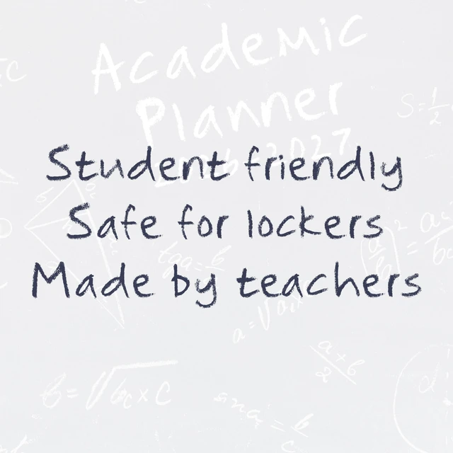 Alt view image 6 of 7 - Student Planner 2026-2027 Middle & High Matrix, 8.5" x 11" Kids Planner, Large, With Subject Blocks, Monthly Planning, Now - June 2027, High Quality Paper, 144 Full Color Pages