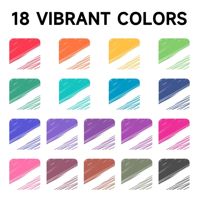 Alt view image 2 of 7 - Erasable Gel Pens, 18 Colors Retractable Fine Point Erasable Pens Clicker for Back to School, Assorted Color Inks, Make Mistakes Disappear for Drawing Writing Planner and Crossword Puzzles