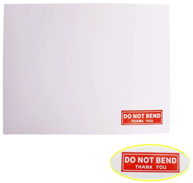 Alt view image 6 of 6 - 100 Pack 9X12 inch Self Seal Photo Document Mailers Stay Flat White Cardboard Envelopes White Photography Mailersfor CD, Photos, Document