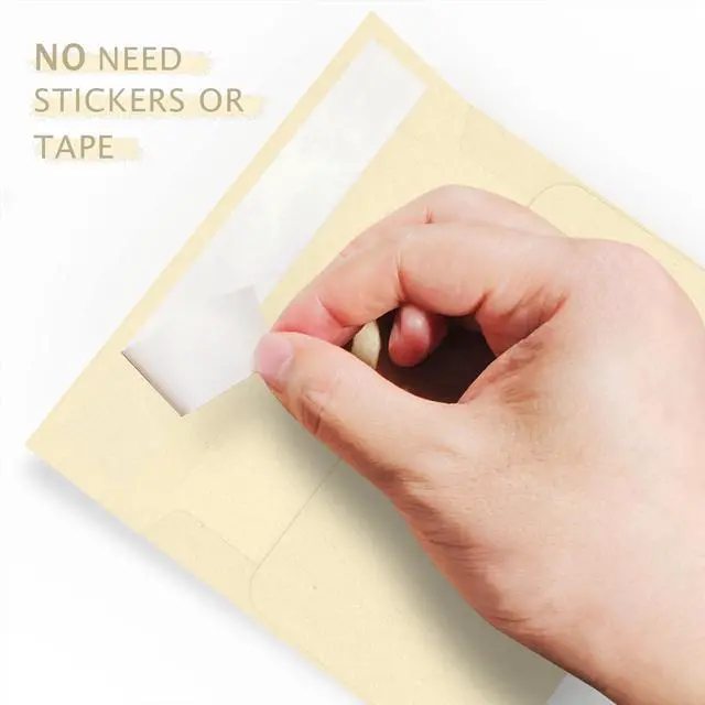 Alt view image 4 of 7 - A7 Ivory Envelopes 100 Pack, 5.25 x 7.25 in, 120GSM 5x7 Self Seal Cream Envelopes for Invitation, 5x7 Cards, Wedding, Graduation, Mailing