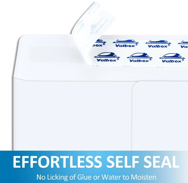 Alt view image 3 of 7 - 9x12 Self Seal Catalog Envelopes 250 Packs White Envelopes with Peel and Seal Flap for Mailing, Organizing and Storage