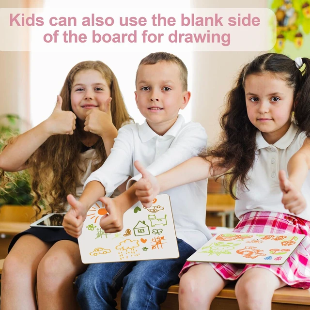 Alt view image 3 of 7 - Dry Erase Boards 32 Pack, Double Sided Small Whiteboards with Lines for Kids, Students, Teacher & Classroom Pack, 9"x12" Mini Individual White Boards Lined for Writing Math English Practice