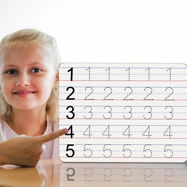 Alt view image 4 of 7 - Dry Erase Boards 32 Pack, Double Sided Small Whiteboards with Lines for Kids, Students, Teacher & Classroom Pack, 9"x12" Mini Individual White Boards Lined for Writing Math English Practice