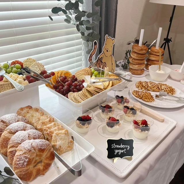 Alt view image 6 of 6 - 24 PCS Mini Chalkboard Signs with Stand,Food Labels for Party Buffet, Food Tag/Name Card for Wedding Table, Name Tag Drink Labels Taco/Candy Bar/Bake Sale Food Sign, Catering Supplies Buffet Display
