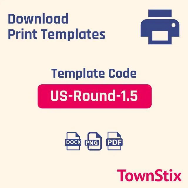 Alt view image 4 of 7 - 1.5 inch Round Labels Printable Circle Stickers - 8.5" x 11", 200 Sheets Laser/Inkjet Printing, comes with Print Templates