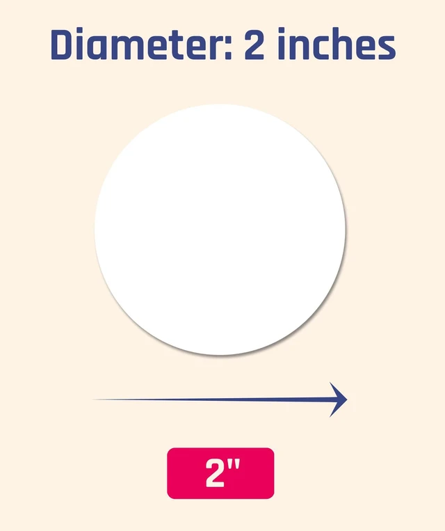 Alt view image 3 of 7 - 2 inch Round Labels Printable Circle Stickers - 8.5" x 11", 200 Sheets Laser/Inkjet Printing, comes with Print Templates