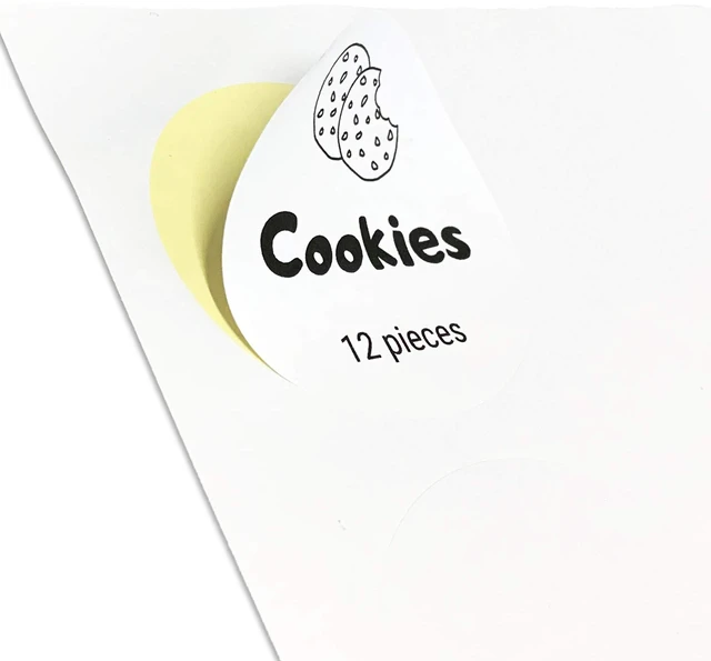 Alt view image 5 of 7 - 1 inch Round Labels Printable Circle Stickers - 8.5" x 11", 200 Sheets Laser/Inkjet Printing, comes with Print Templates